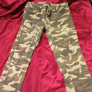 Camo jeans